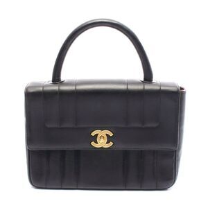 Chanel Mademoiselle Lambskin Handbag Black